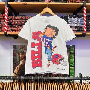 Remake Buffalo Bills NFL Betty Boop Rare Design Basic T-shirt